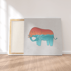 Aqualefante - Cuadro Decorativo para Sala - Innovaprint MX