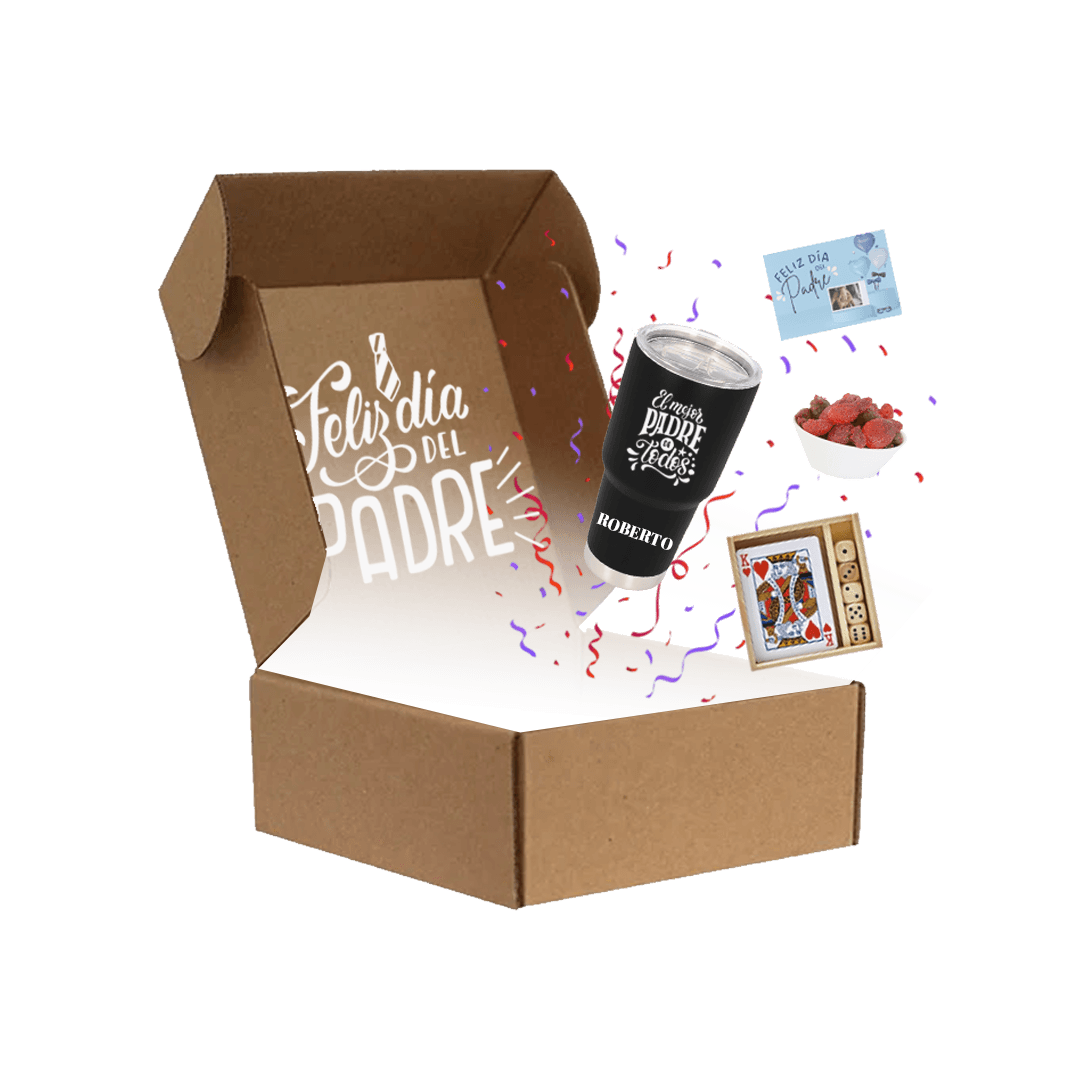 Caja de Regalo Día del Padre - Regalo Personalizado - Innovaprint MX