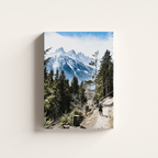 Caminata en la montaña - Cuadro Canvas de Paisaje de Montaña - Innovaprint MX