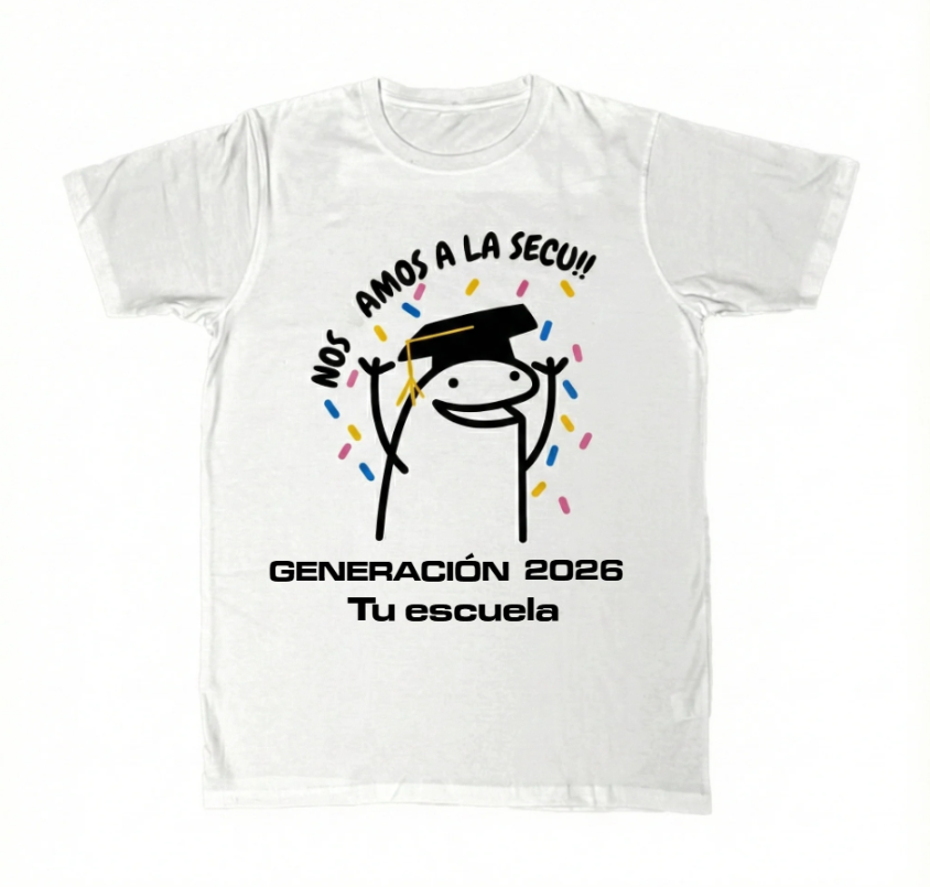 Nos Amos a la Secu - Playera para Graduaciones Primaria