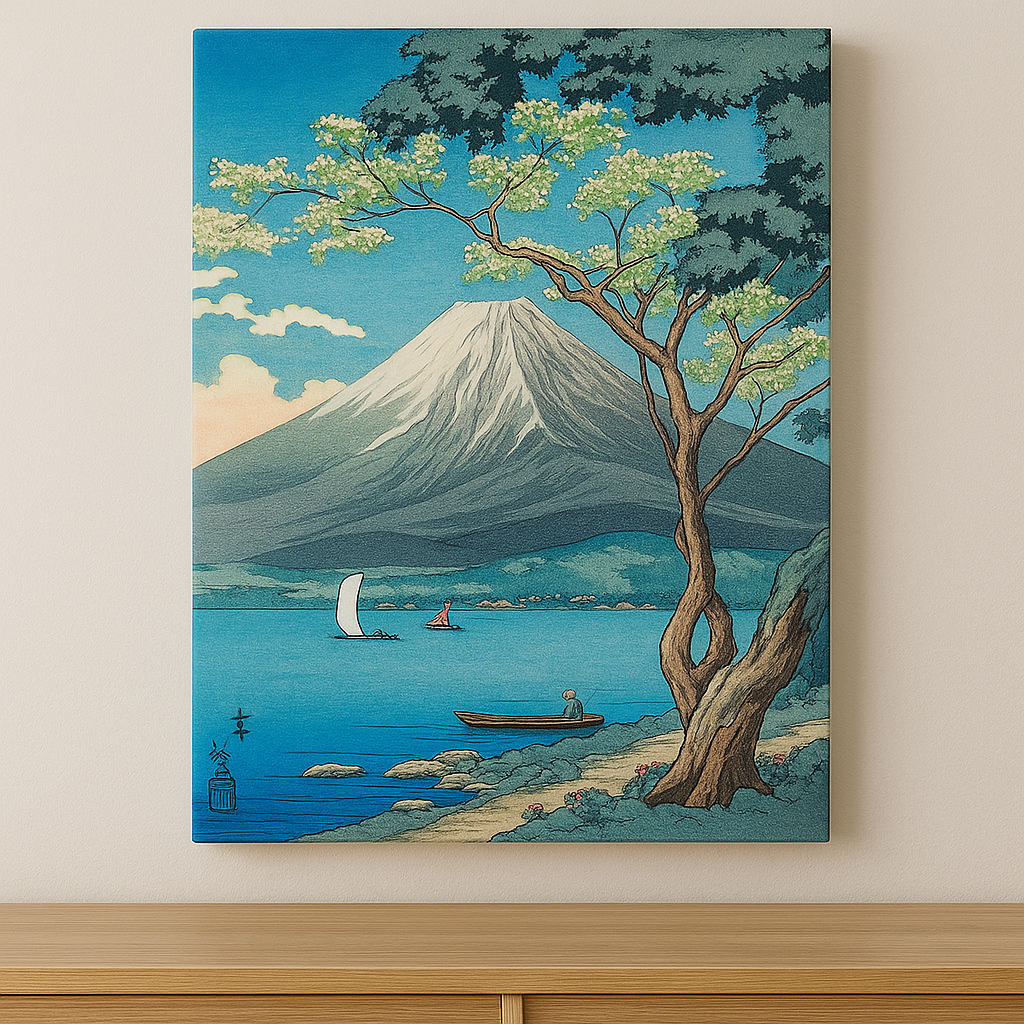 Monte Fuji desde el lago Yamanaka - Hiroaki Takahashi