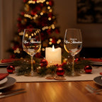 Set de 2 Copas para  Brindis de Año Nuevo