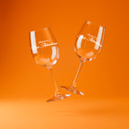 Set de 2 Copas para  Brindis de Año Nuevo