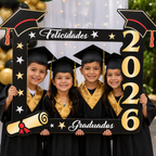 Marco de Coroplast para Selfies de Graduación + Letreros con Frases