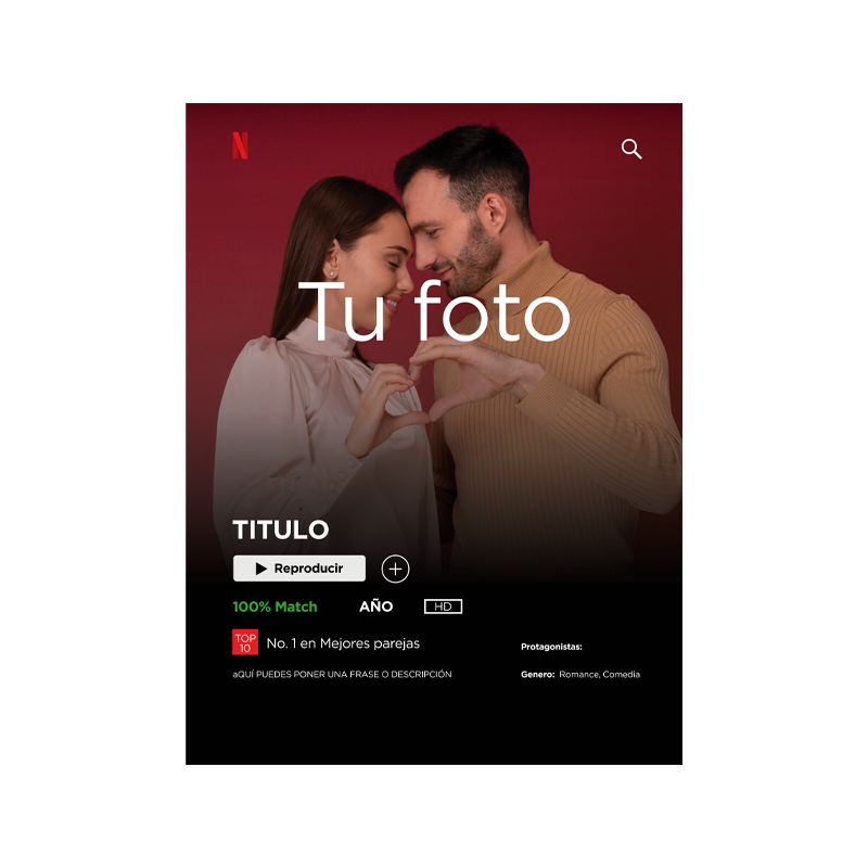 Cuadro Netflix - Personalizado - innpresiona