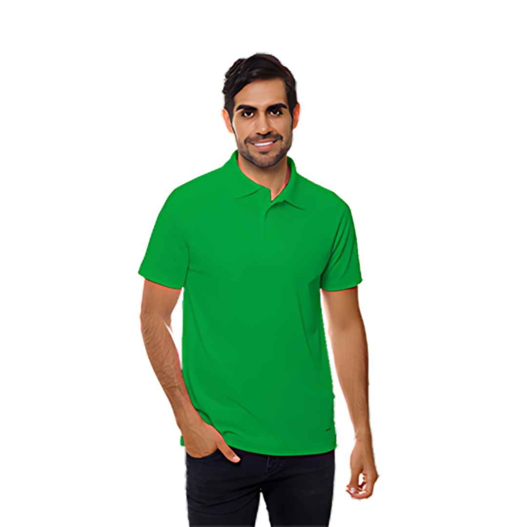 Playera Tipo Polo Dry Fit Manga Corta