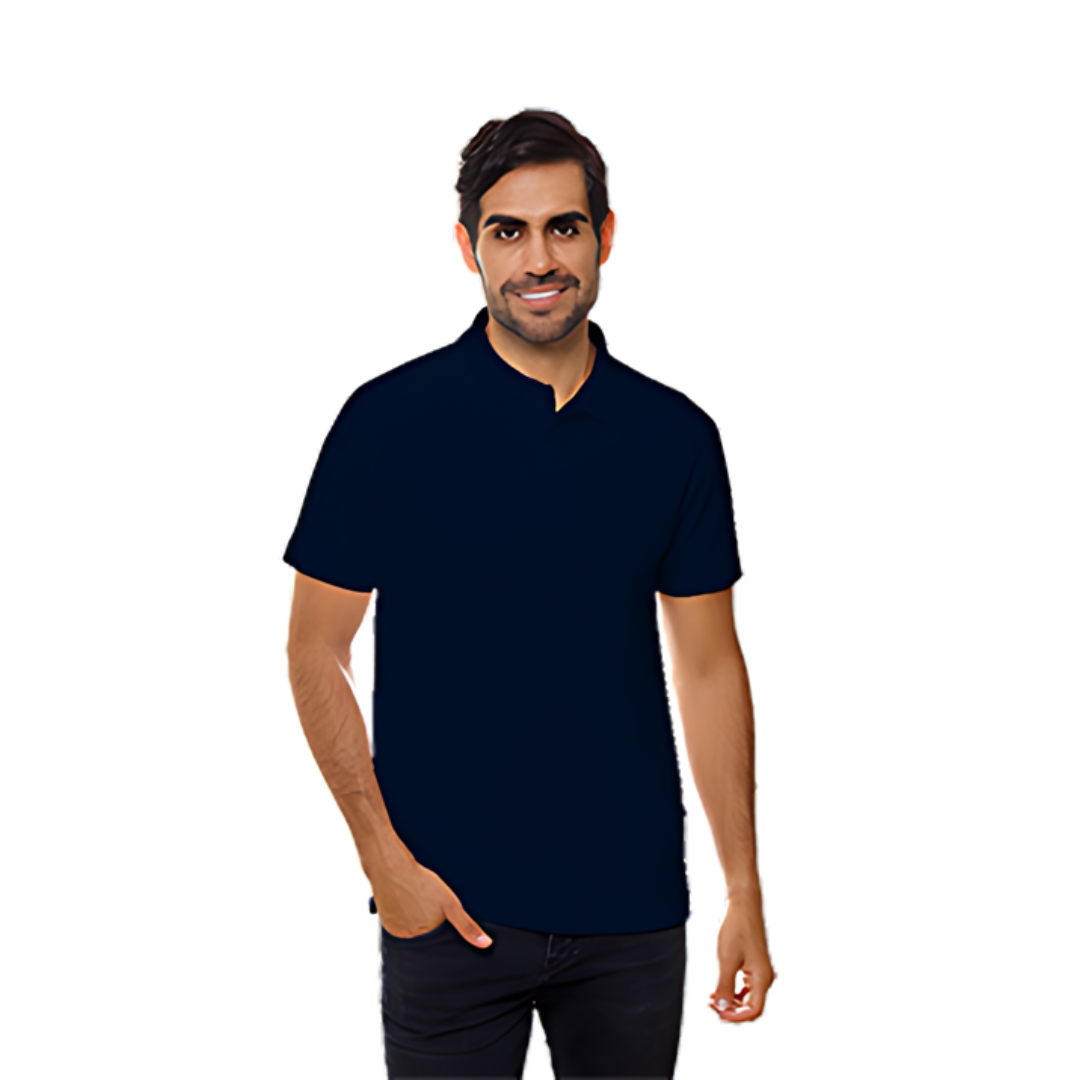 Playera Tipo Polo Dry Fit Manga Corta