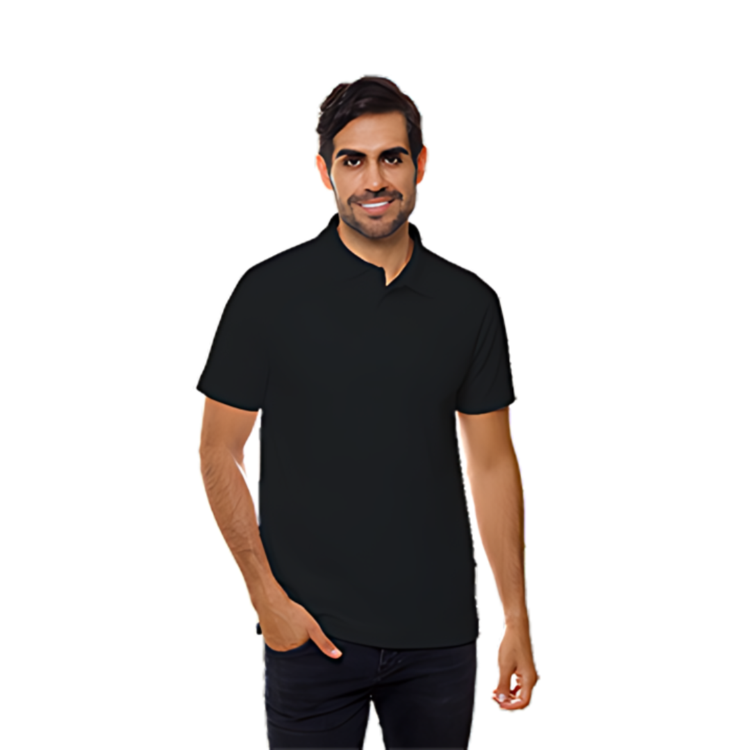 Playera Tipo Polo Dry Fit Manga Corta