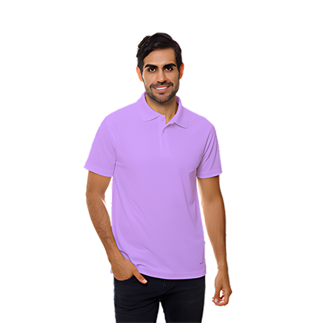 Playera Tipo Polo Dry Fit Manga Corta