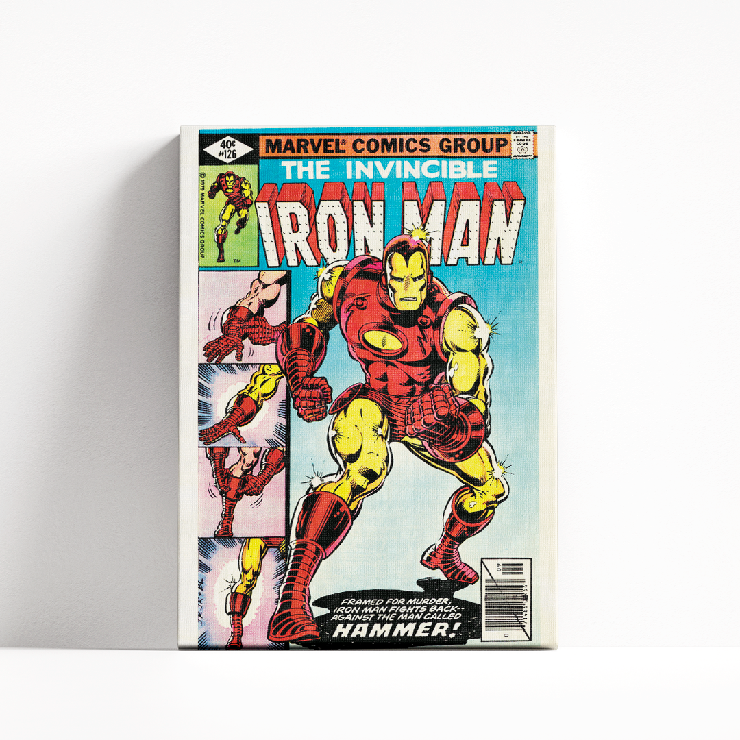 The invencible Iron man #126 - Cuadro Canvas