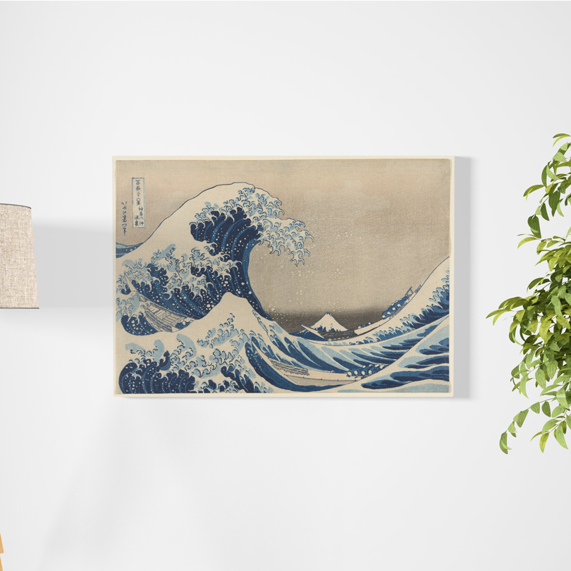 La gran ola de Kanagawa - Katsushika Hokusai - innpresiona