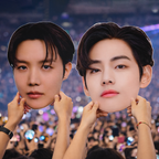 Cabezas Gigantes BTS | Merch A.R.M.Y. | Ideal para Fiestas y Conciertos.