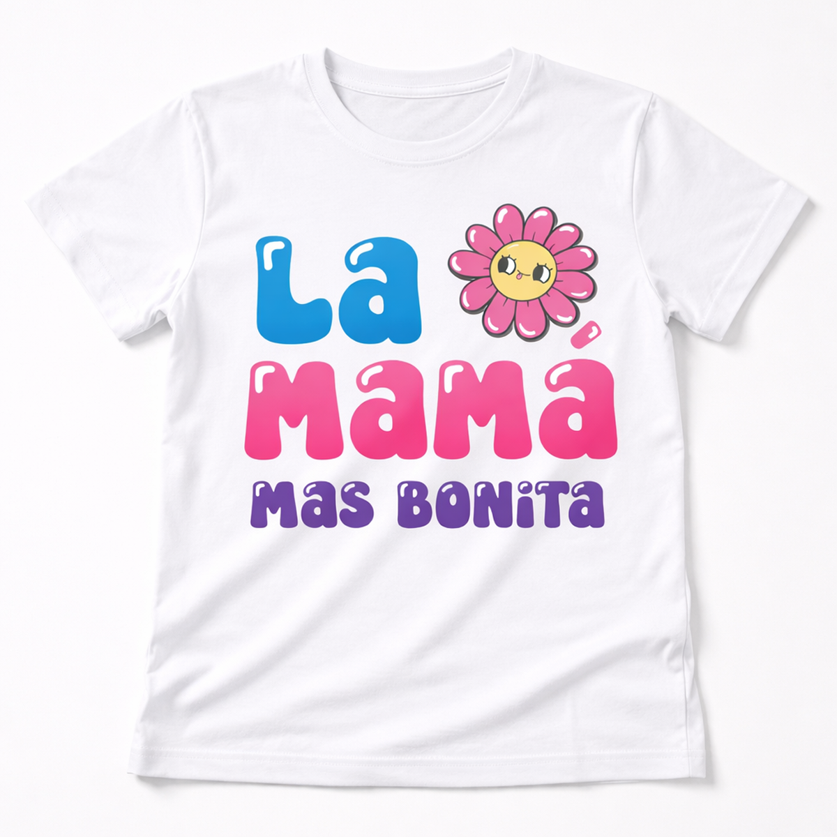 Playera Personalizada Regalo Día de las Madres - "La Mamá Más Bonita"