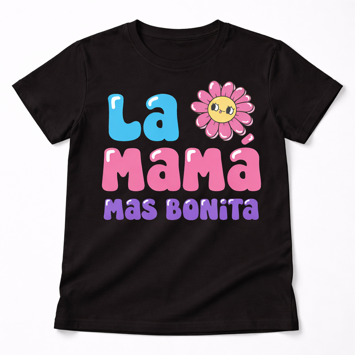 Playera Personalizada Regalo Día de las Madres - "La Mamá Más Bonita"