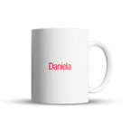 Taza Frase "Happy Happy" con nombre