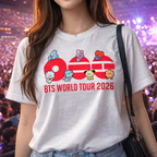Playera BTS World Tour 2026 - Edición BT21