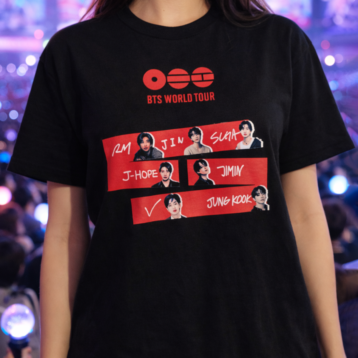 Playera BTS World Tour - Edición Especial de Colección
