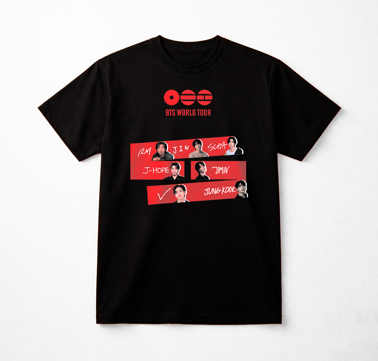 Playera BTS World Tour - Edición Especial de Colección