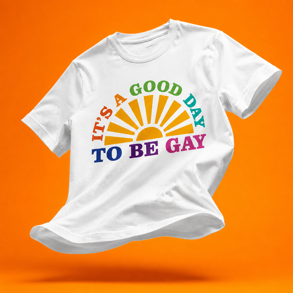 Playera "A good day to be gay" - vista alternativa