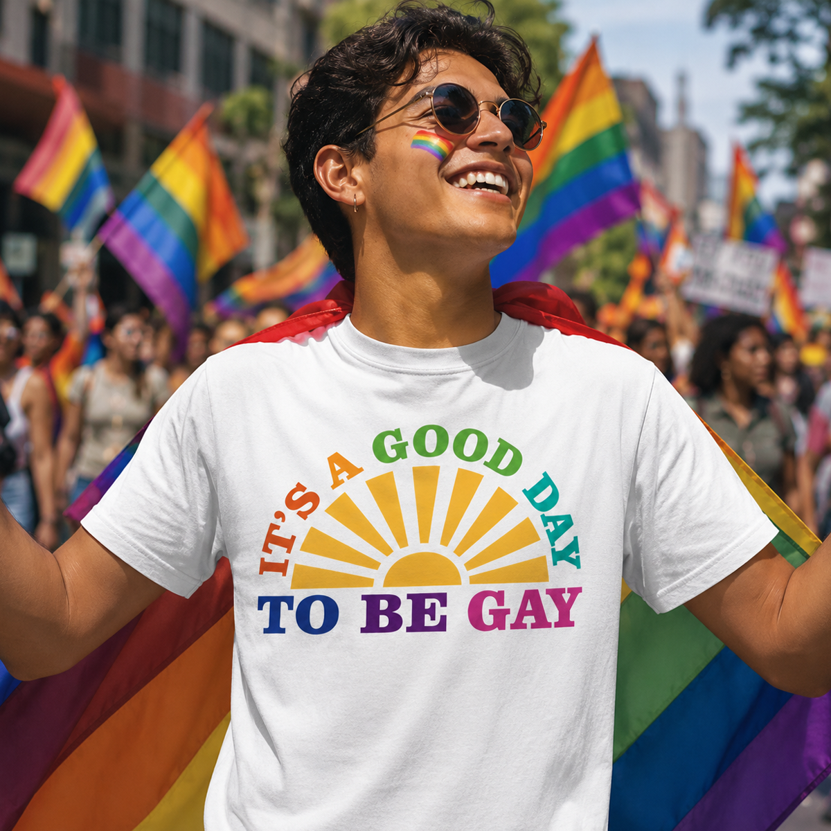 Playera "A good day to be gay"