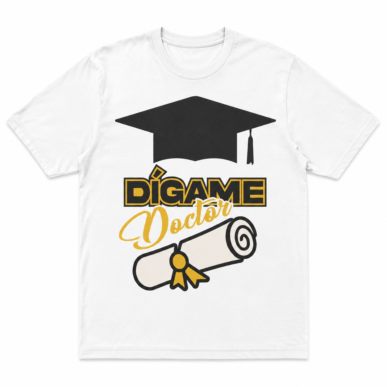 Playera de Graduado "Dígame Lic / Arqui / Inge / Doctor"