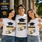 Playera de Graduado "Dígame Lic / Arqui / Inge / Doctor"
