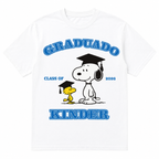 Playera de Graduación de Snoopy | Impresión DTF de Alta Definición