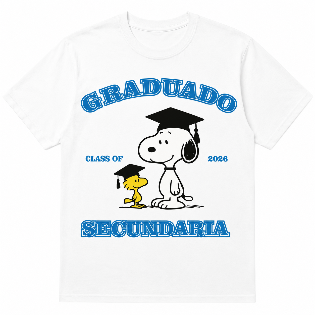Playera de Graduación de Snoopy | Impresión DTF de Alta Definición