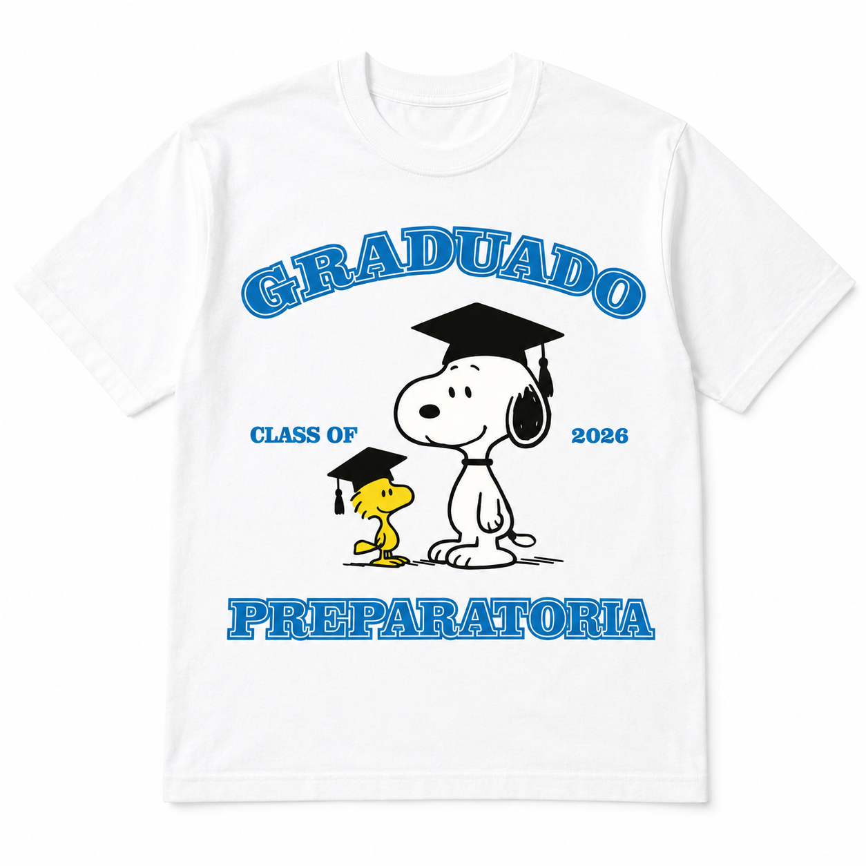 Playera de Graduación de Snoopy | Impresión DTF de Alta Definición