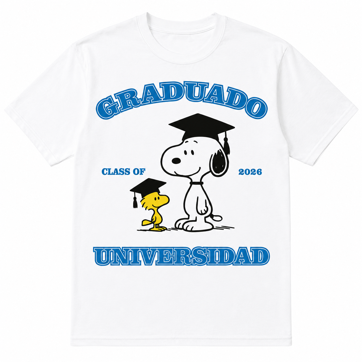 Playera de Graduación de Snoopy | Impresión DTF de Alta Definición