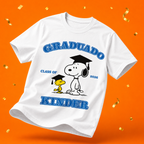 Playera de Graduación de Snoopy | Impresión DTF de Alta Definición