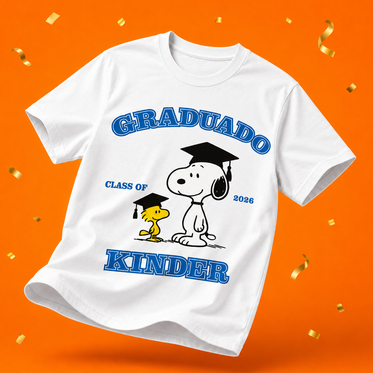 Playera de Graduación de Snoopy | Impresión DTF de Alta Definición