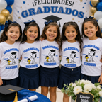 Playera de Graduación de Snoopy | Impresión DTF de Alta Definición