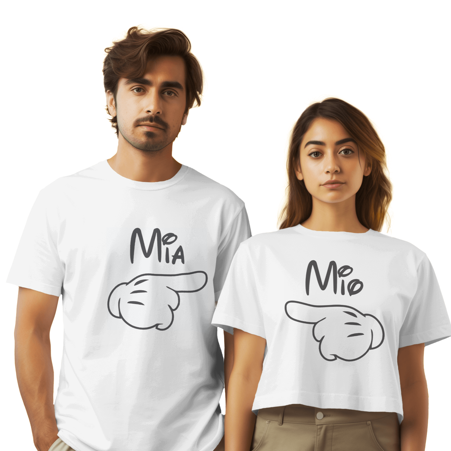 Playeras en Pareja - Mio y mia - innpresiona