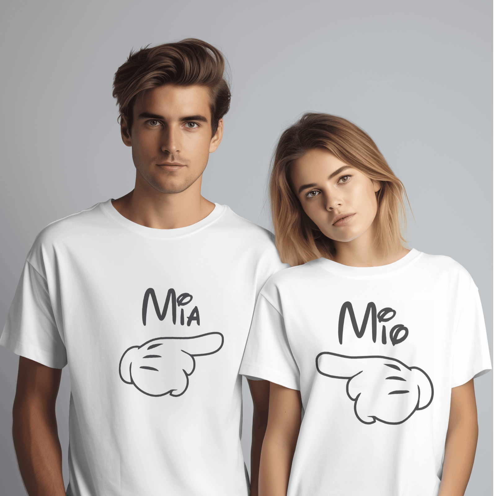 Playeras en Pareja - Mio y mia - innpresiona