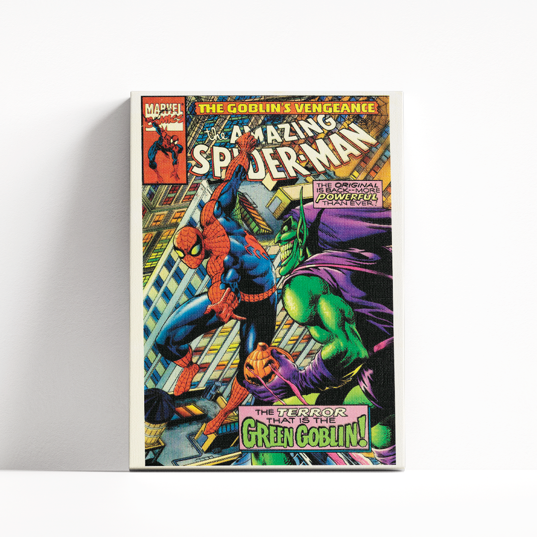 The Amazing Spiderman Green Globin - Cuadro Canvas