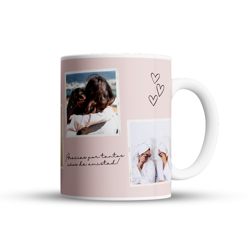 Taza Personalizada para Regalar - Collage Mejores Amigas