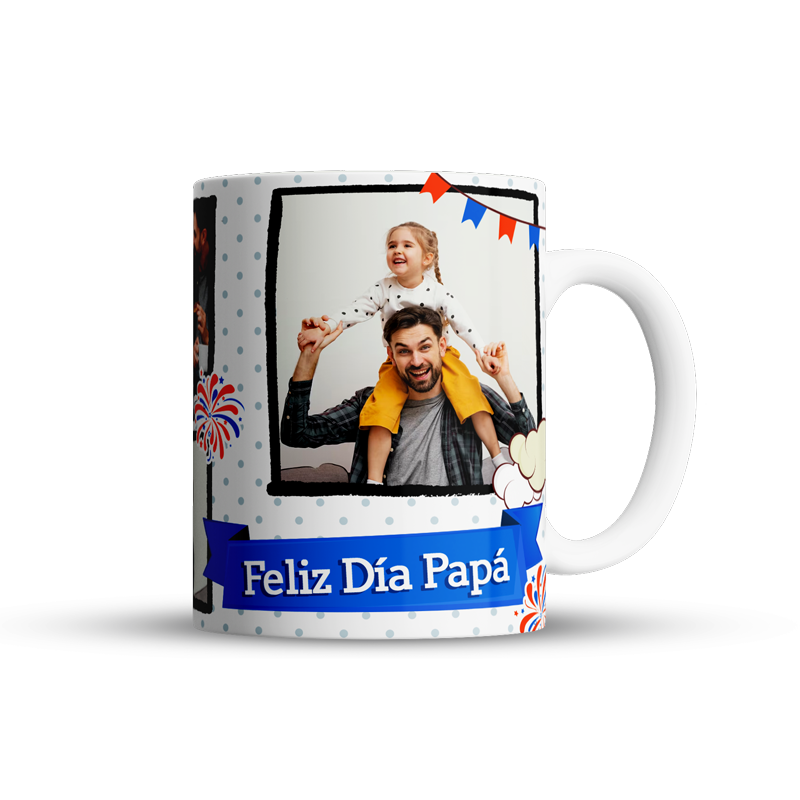 Taza Personalizable con Fotos - Regalo Ideal para el Día del Padre