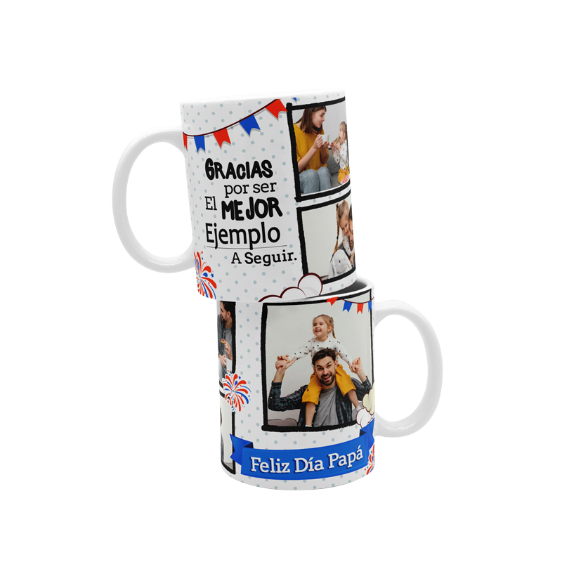 Taza Personalizable con Fotos - Regalo Ideal para el Día del Padre