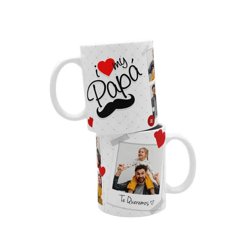 Taza Personalizada con Fotos para Día del Padre - Un Regalo Único