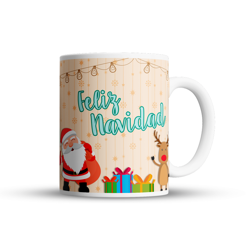 TAZA PERSONALIZADA FELIZ NAVIDAD