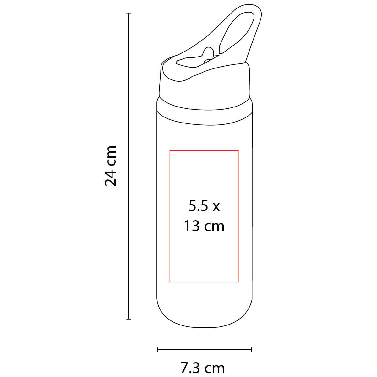 Cilindro de Aluminio BAN - Termos personalizados