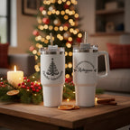 Termo Navideño de Acero Inoxidable  | 850 ml