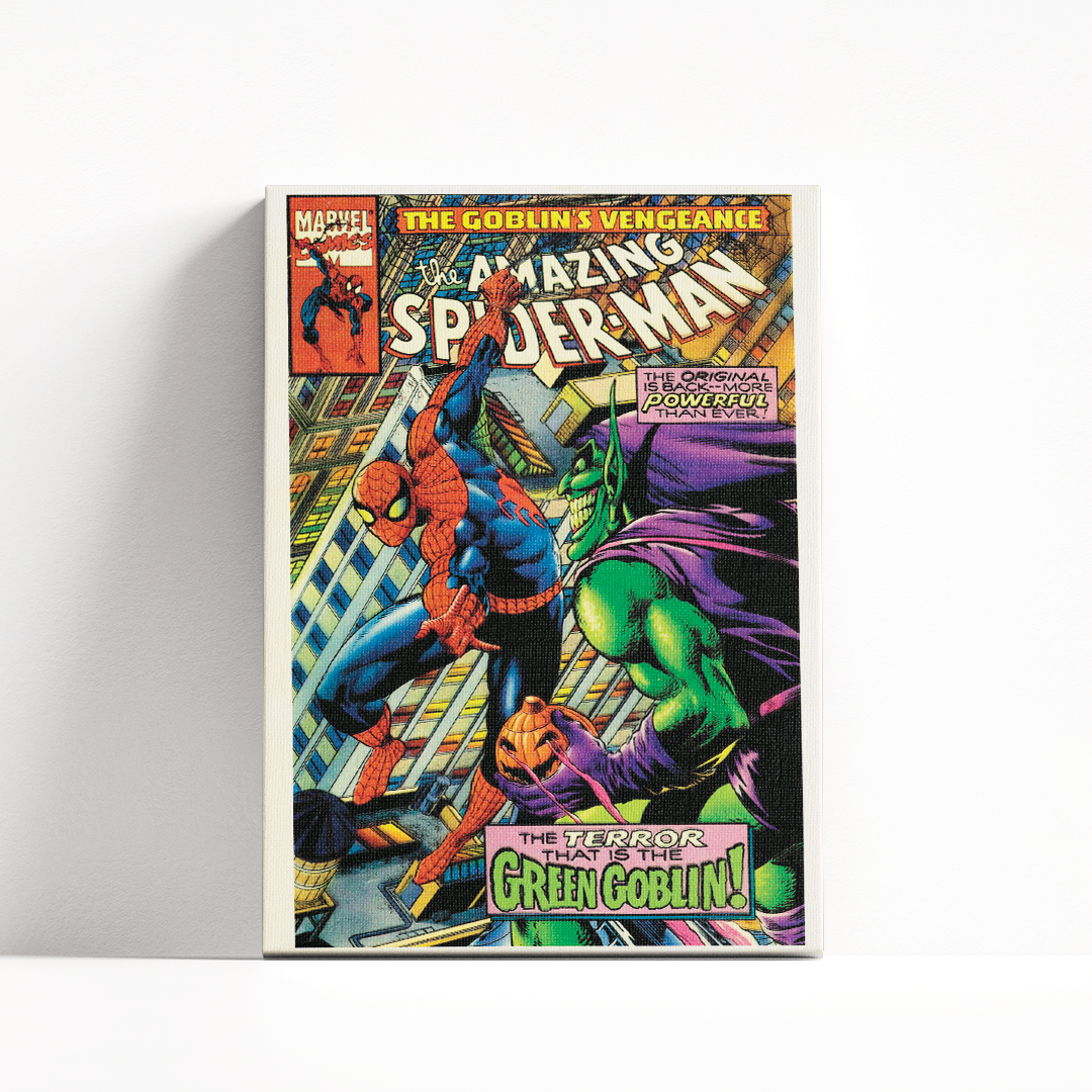 The Amazing Spiderman Green Globin - Cuadro Canvas - innpresiona