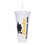 Juego de 12 Vasos Personalizado "Graduación Clase 2026" | 27 oz (800 ml)