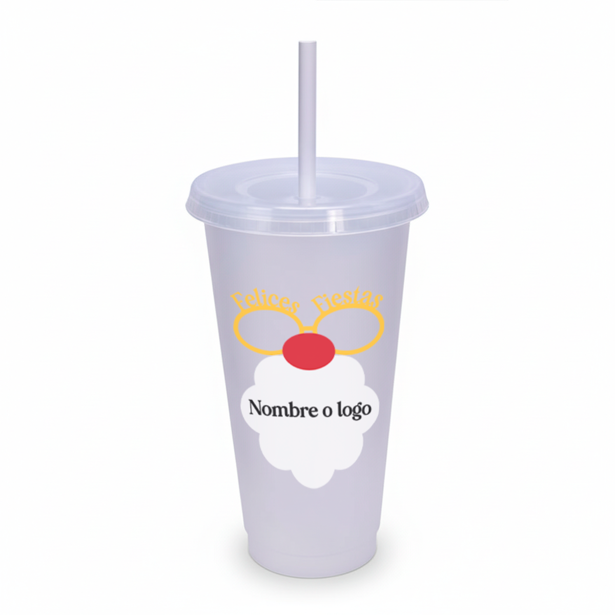 Vaso Navideño de Plástico