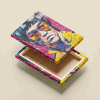 Bruce Lee Paint - Cuadro Canvas - Innovaprint MX