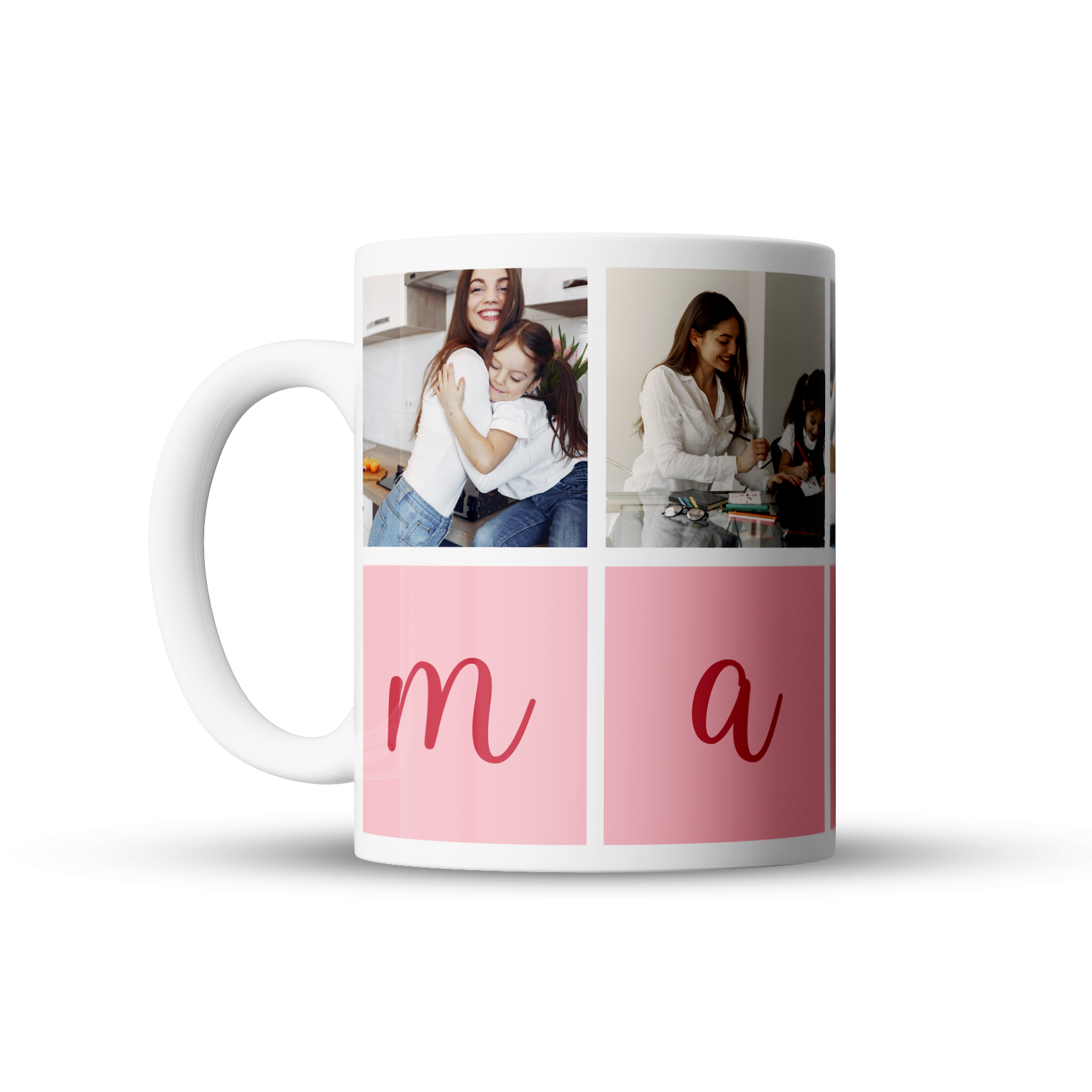 Taza Personalizada de Collage para el Día de las Madres