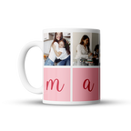 Taza Personalizada de Collage para el Día de las Madres