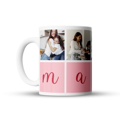 Taza Personalizada de Collage para el Día de las Madres